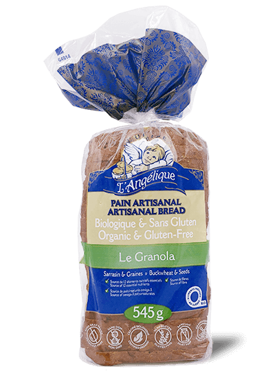 Emballage pain sans gluten Le Granola
